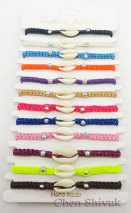 צמידי-יד-צדף-חוט-ארוג